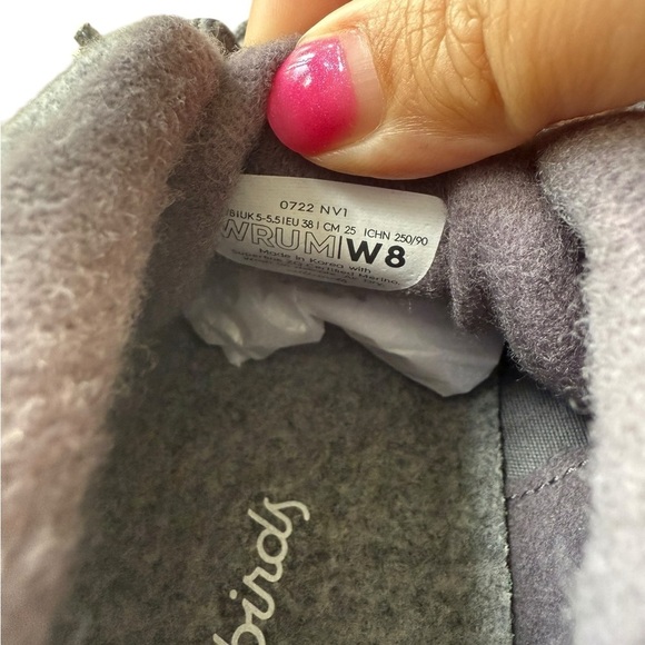 NIB Allbirds Women’s Wool Runner Up Mizzles Shoes in Light Grey in size 8 - Picture 7 of 8